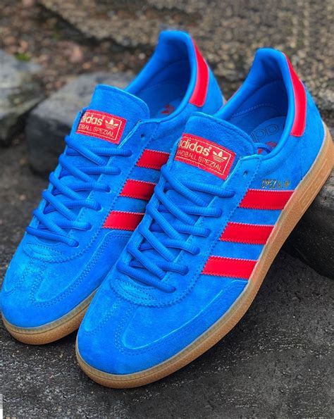 adidas handball spezial blau rot|blue Adidas originals handball spezial.